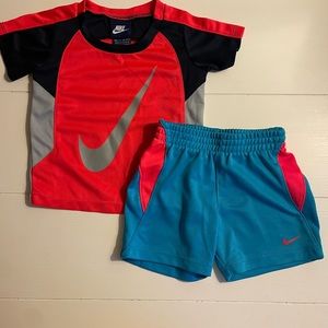 Nike sport short and t-shirt